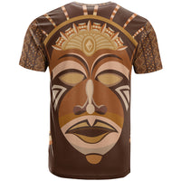 African Women T Shirt Tribal Ethnic Mask - Wonder Print Shop
