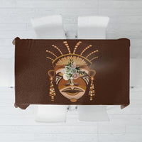 African Women Tablecloth Tribal Ethnic Mask - Wonder Print Shop