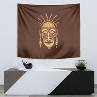 African Women Tapestry Tribal Ethnic Mask - Wonder Print Shop