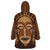 African Women Wearable Blanket Hoodie Tribal Ethnic Mask - Wonder Print Shop