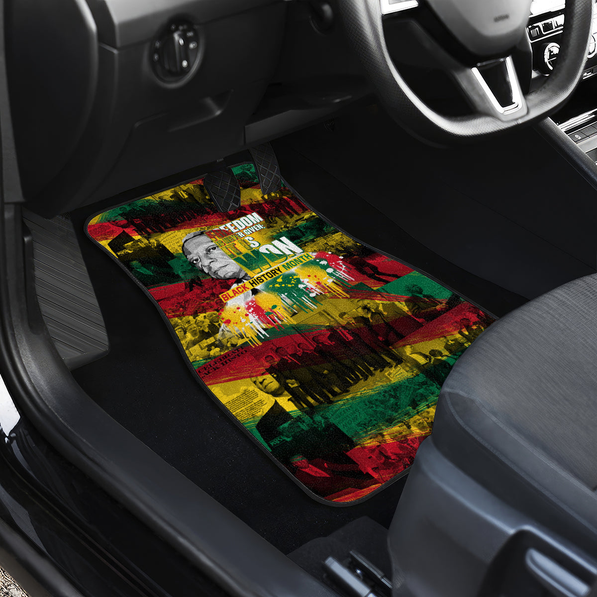 Freedom Is Never Given It Is Won Car Mats Asa Philip Randolph - Wonder Print Shop