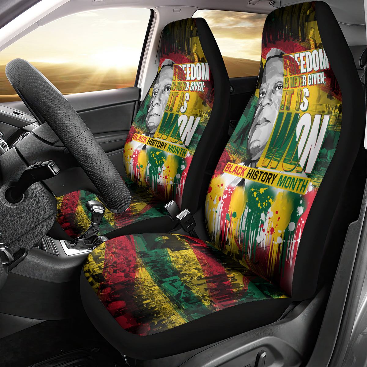 Freedom Is Never Given It Is Won Car Seat Cover Asa Philip Randolph - Wonder Print Shop