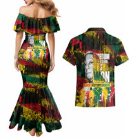 Freedom Is Never Given It Is Won Couples Matching Mermaid Dress and Hawaiian Shirt Asa Philip Randolph - Wonder Print Shop