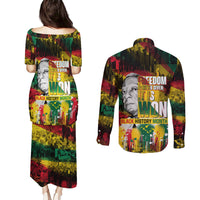 Freedom Is Never Given It Is Won Couples Matching Puletasi and Long Sleeve Button Shirt Asa Philip Randolph - Wonder Print Shop