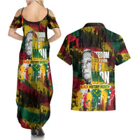 Freedom Is Never Given It Is Won Couples Matching Summer Maxi Dress and Hawaiian Shirt Asa Philip Randolph - Wonder Print Shop