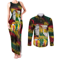 Freedom Is Never Given It Is Won Couples Matching Tank Maxi Dress and Long Sleeve Button Shirt Asa Philip Randolph - Wonder Print Shop