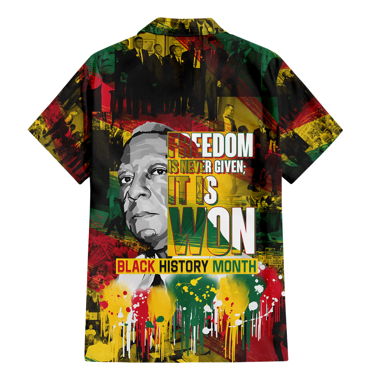 Freedom Is Never Given It Is Won Family Matching Mermaid Dress and Hawaiian Shirt Asa Philip Randolph - Wonder Print Shop