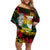 Freedom Is Never Given It Is Won Family Matching Off Shoulder Short Dress and Hawaiian Shirt Asa Philip Randolph - Wonder Print Shop