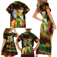 Freedom Is Never Given It Is Won Family Matching Short Sleeve Bodycon Dress and Hawaiian Shirt Asa Philip Randolph - Wonder Print Shop
