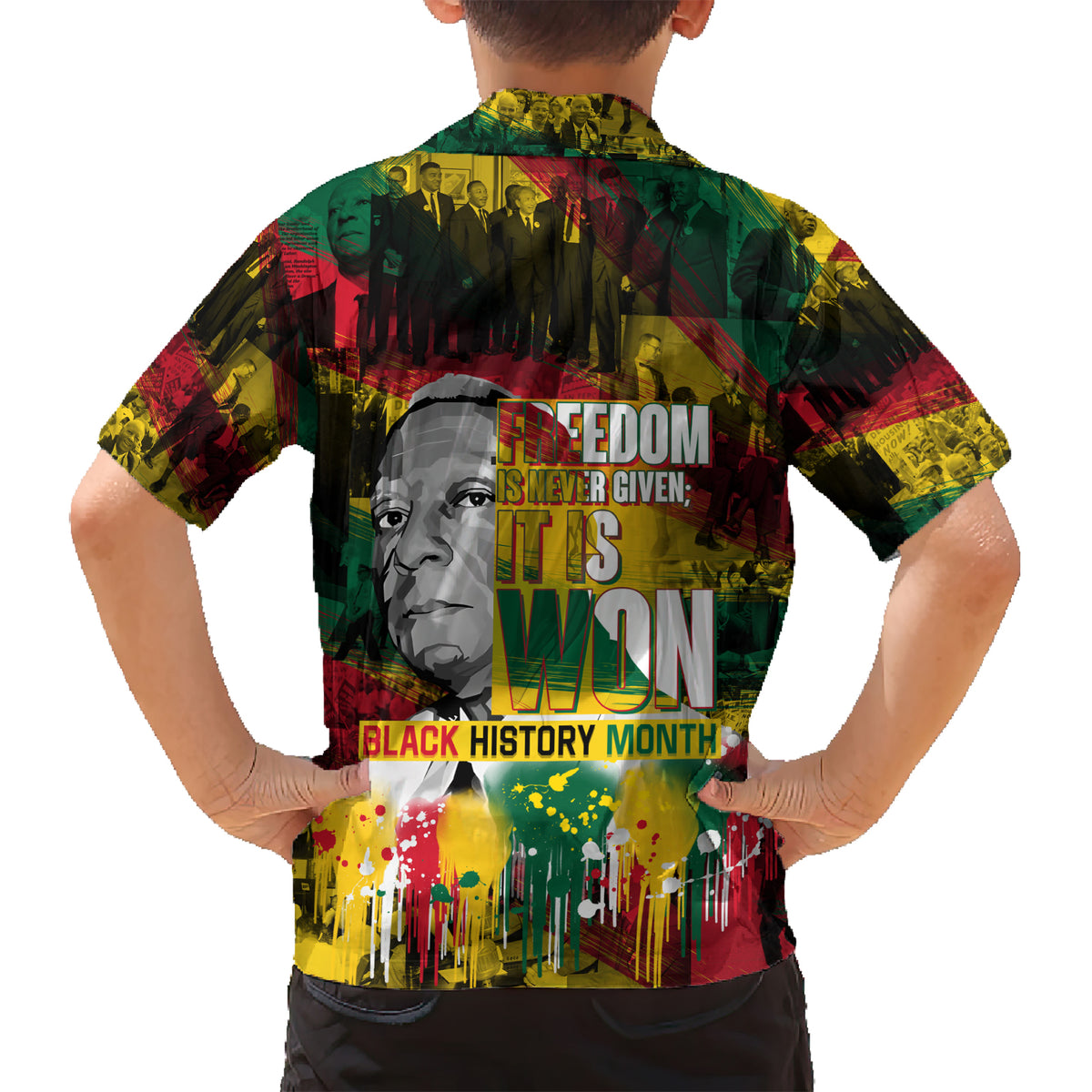 Freedom Is Never Given It Is Won Hawaiian Shirt Asa Philip Randolph - Wonder Print Shop