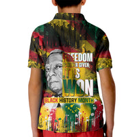 Freedom Is Never Given It Is Won Kid Polo Shirt Asa Philip Randolph - Wonder Print Shop