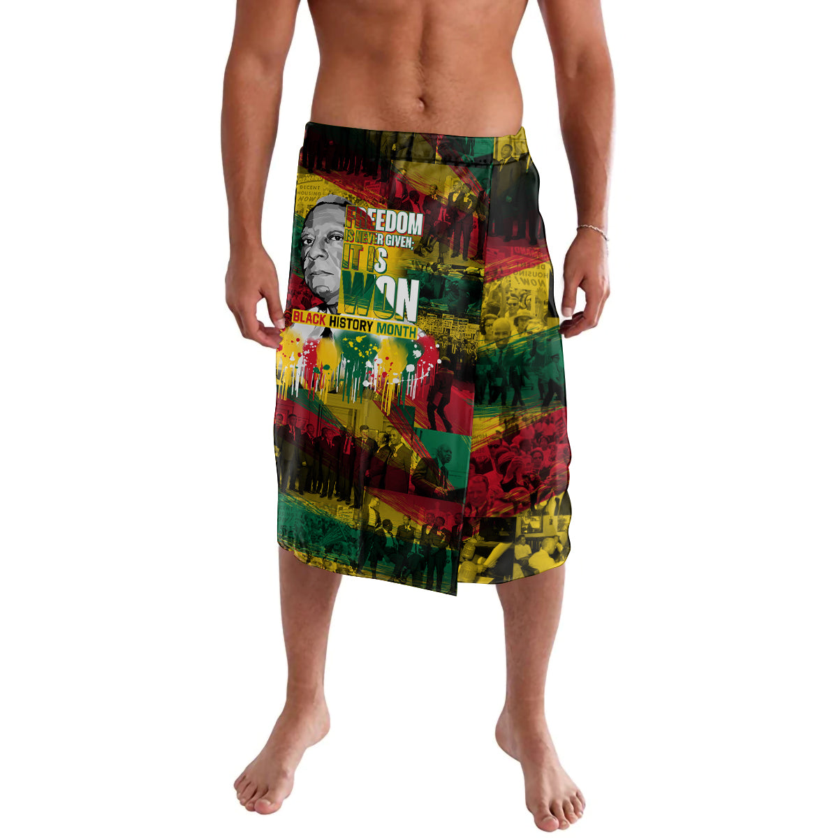 Freedom Is Never Given It Is Won Lavalava Asa Philip Randolph - Wonder Print Shop