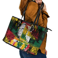 Freedom Is Never Given It Is Won Leather Tote Bag Asa Philip Randolph - Wonder Print Shop