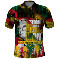 Freedom Is Never Given It Is Won Polo Shirt Asa Philip Randolph - Wonder Print Shop