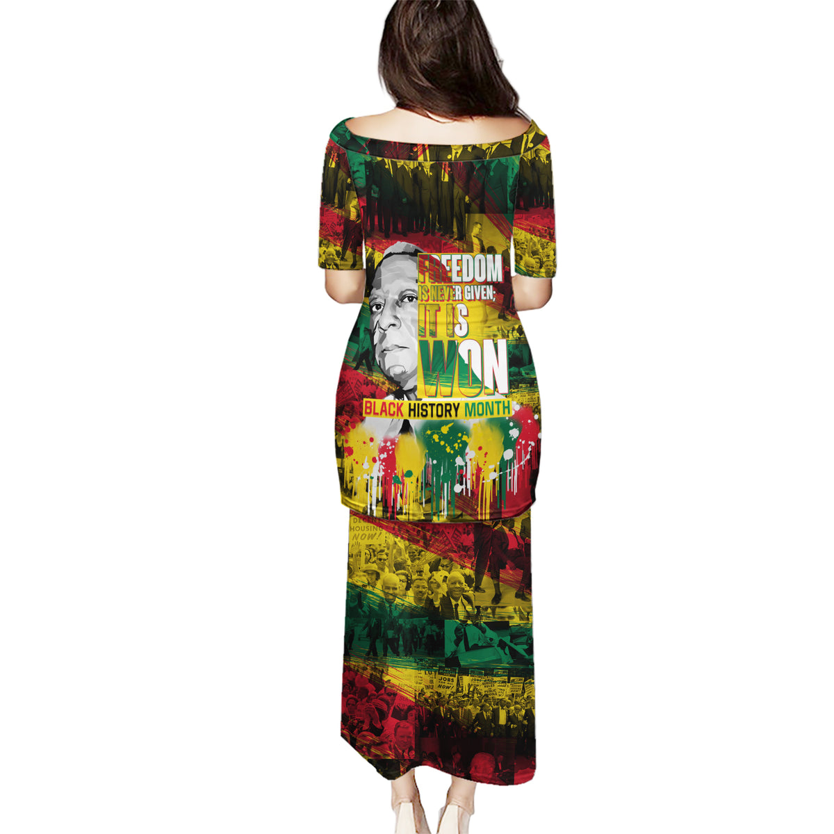 Freedom Is Never Given It Is Won Puletasi Asa Philip Randolph - Wonder Print Shop