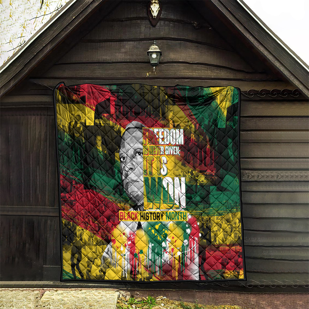 Freedom Is Never Given It Is Won Quilt Asa Philip Randolph - Wonder Print Shop