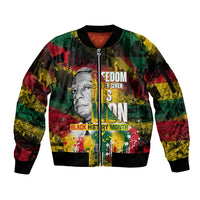 Freedom Is Never Given It Is Won Sleeve Zip Bomber Jacket Asa Philip Randolph - Wonder Print Shop