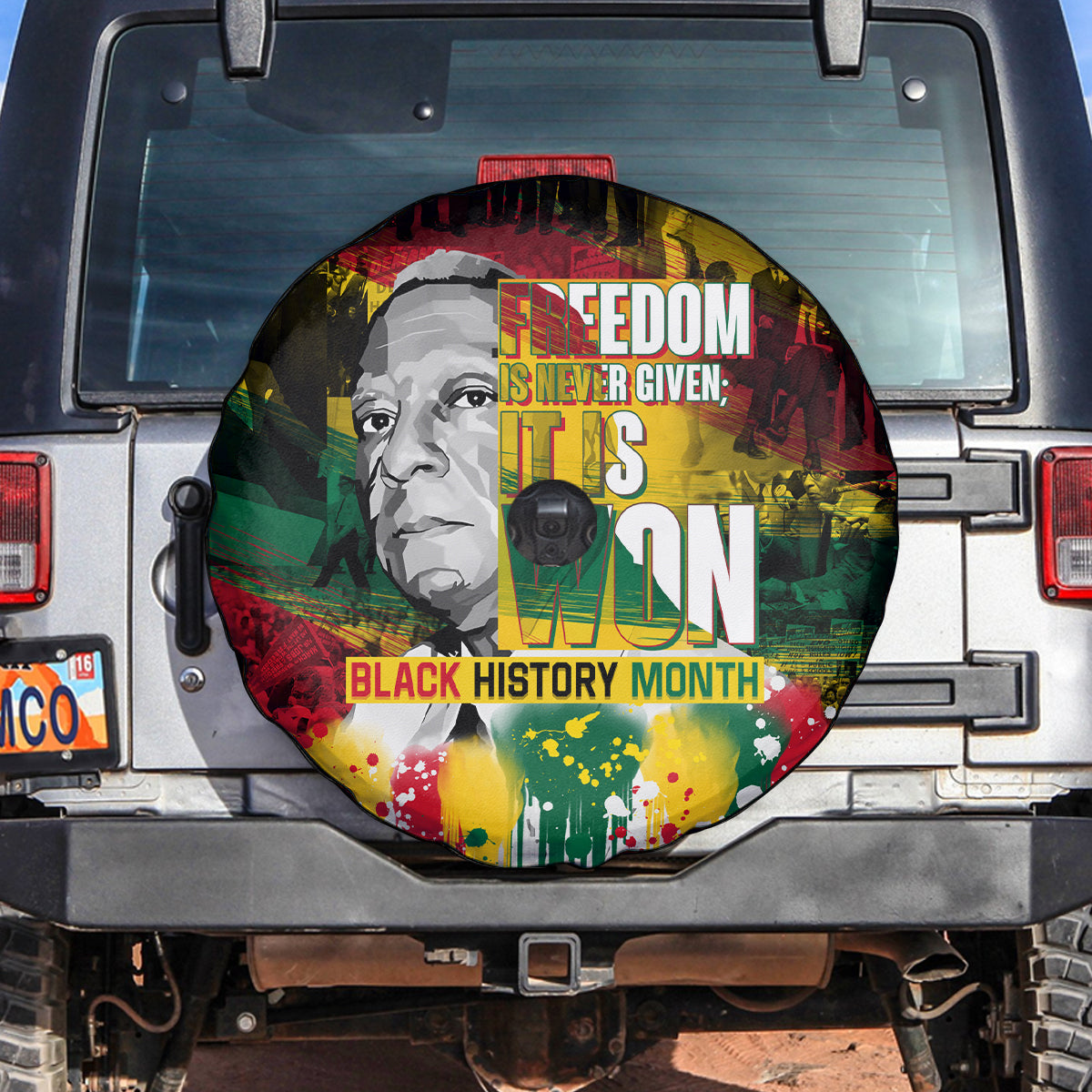 Freedom Is Never Given It Is Won Spare Tire Cover Asa Philip Randolph - Wonder Print Shop