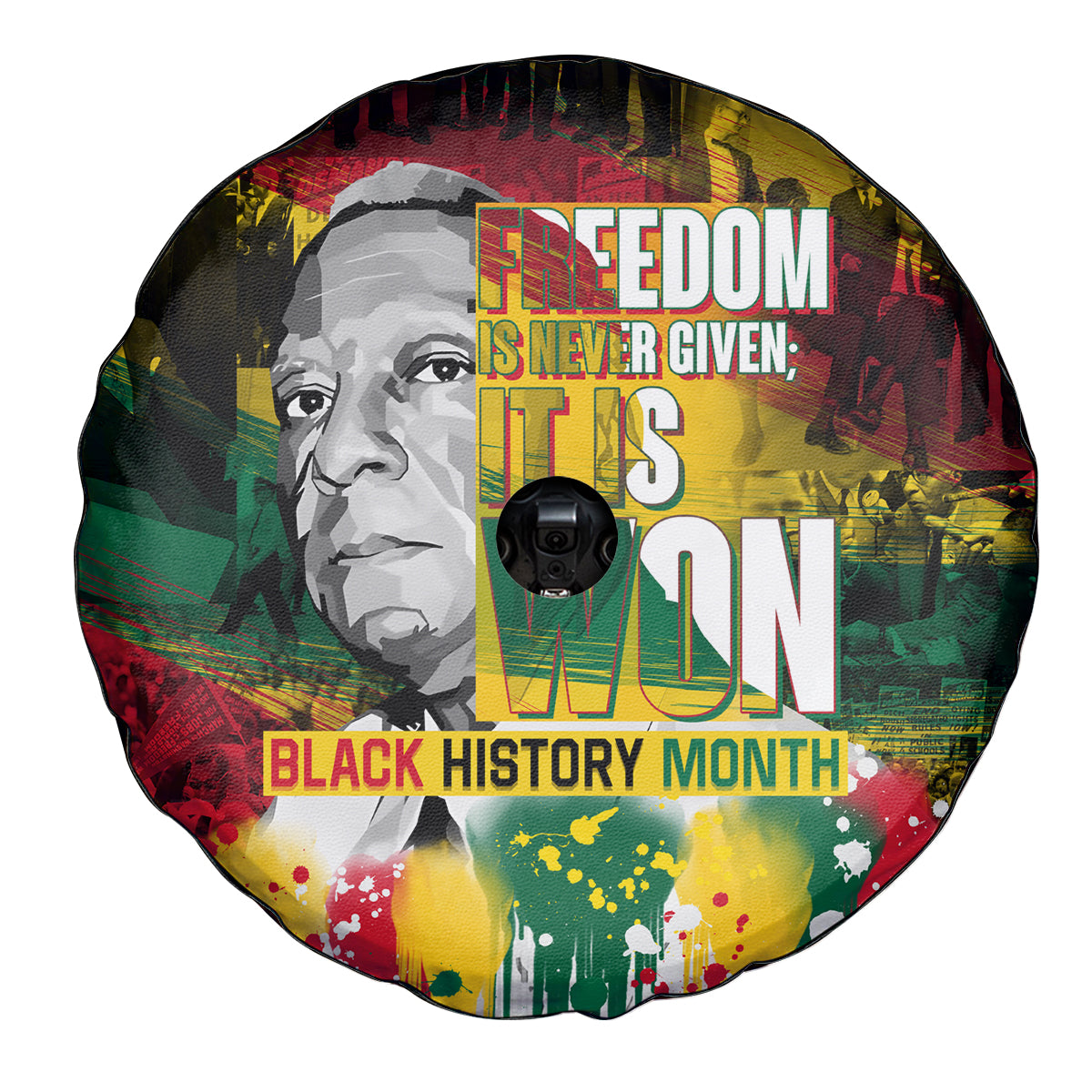 Freedom Is Never Given It Is Won Spare Tire Cover Asa Philip Randolph - Wonder Print Shop