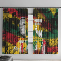 Freedom Is Never Given It Is Won Window Curtain Asa Philip Randolph - Wonder Print Shop