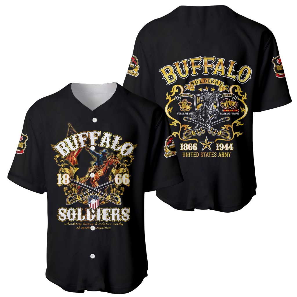 Buffalo Soldiers 1866-1944 Baseball Jersey American Legend