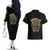 Buffalo Soldiers 1866-1944 Couples Matching Off The Shoulder Long Sleeve Dress and Hawaiian Shirt American Legend
