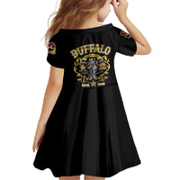 Buffalo Soldiers 1866-1944 Family Matching Mermaid Dress and Hawaiian Shirt American Legend