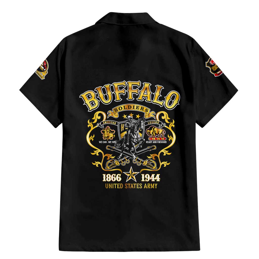 Buffalo Soldiers 1866-1944 Family Matching Mermaid Dress and Hawaiian Shirt American Legend
