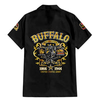 Buffalo Soldiers 1866-1944 Family Matching Mermaid Dress and Hawaiian Shirt American Legend