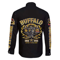 Buffalo Soldiers 1866-1944 Family Matching Off Shoulder Maxi Dress and Hawaiian Shirt American Legend