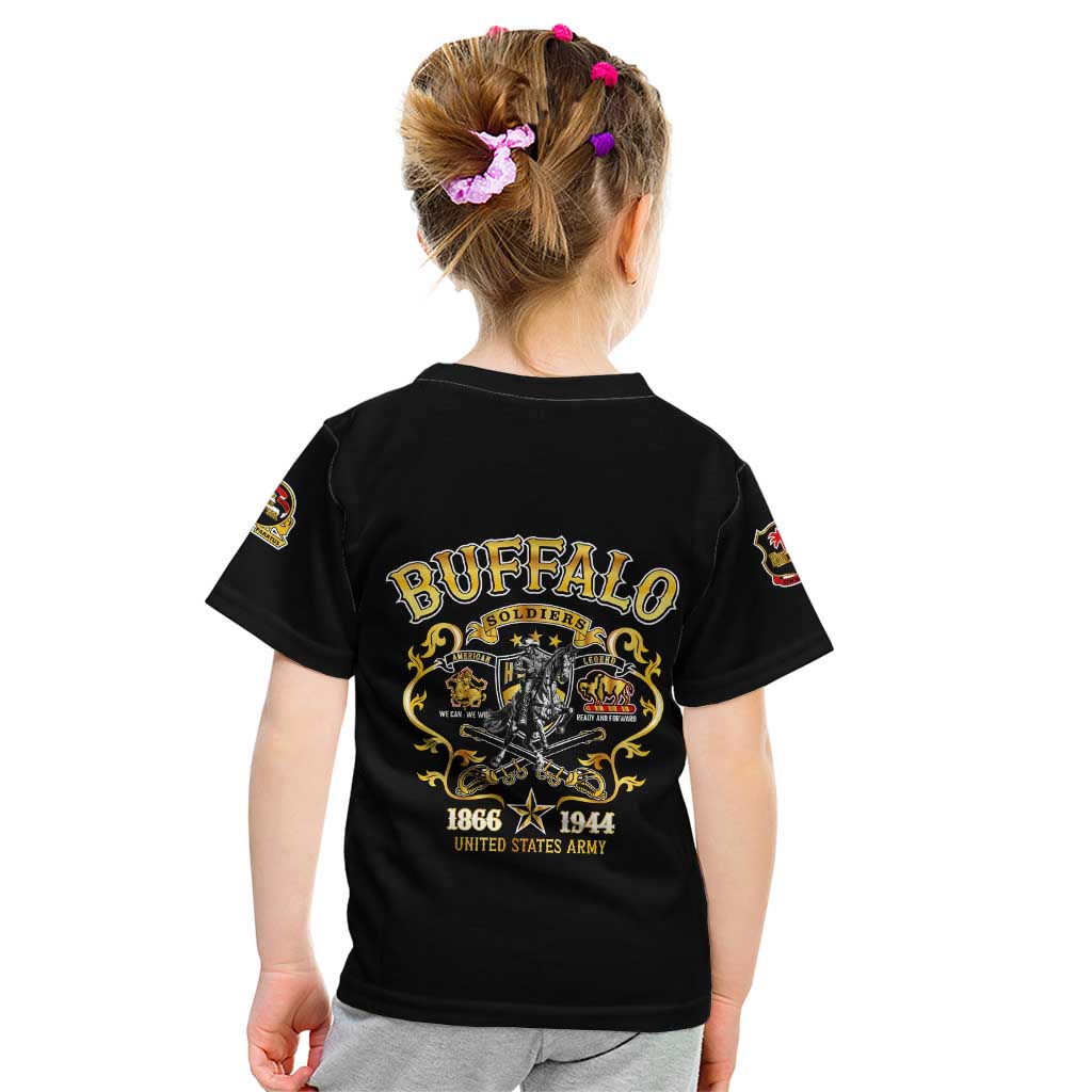 Buffalo Soldiers 1866-1944 Kid T Shirt American Legend