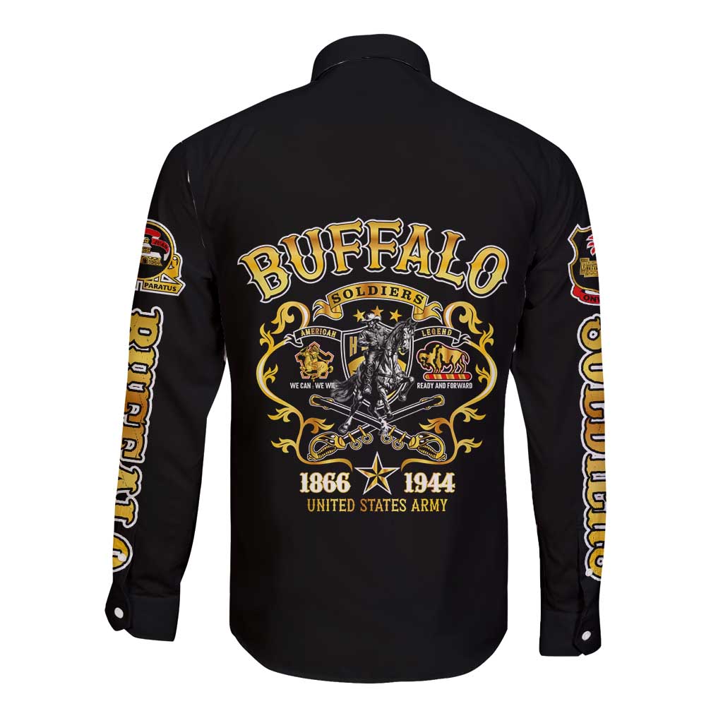 Buffalo Soldiers 1866-1944 Long Sleeve Button Shirt American Legend