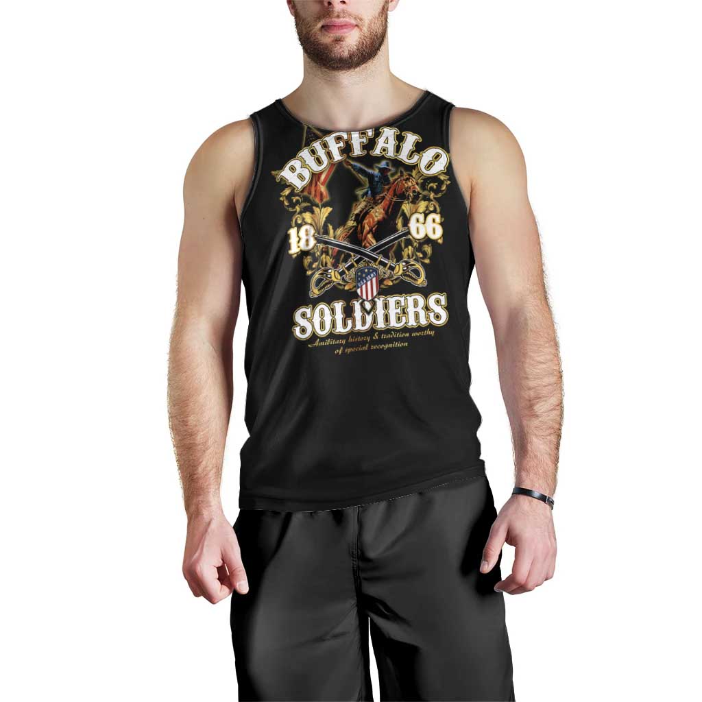 Buffalo Soldiers 1866-1944 Men Tank Top American Legend