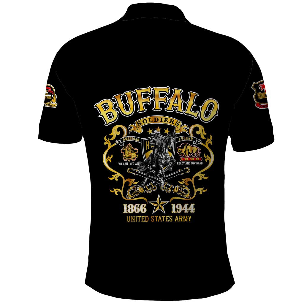 Buffalo Soldiers 1866-1944 Polo Shirt American Legend
