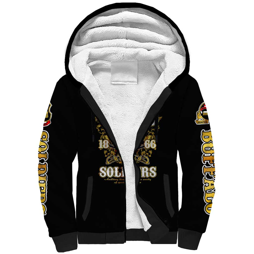 Buffalo Soldiers 1866-1944 Sherpa Hoodie American Legend