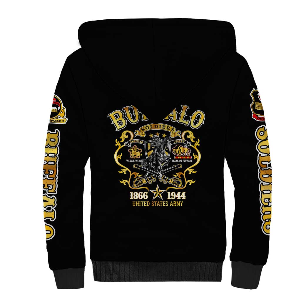 Buffalo Soldiers 1866-1944 Sherpa Hoodie American Legend