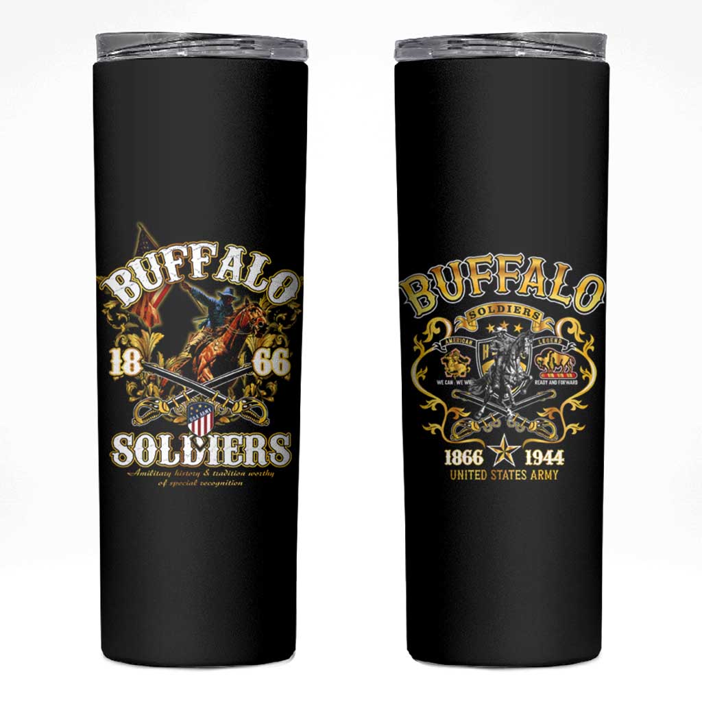 Buffalo Soldiers 1866-1944 Skinny Tumbler American Legend