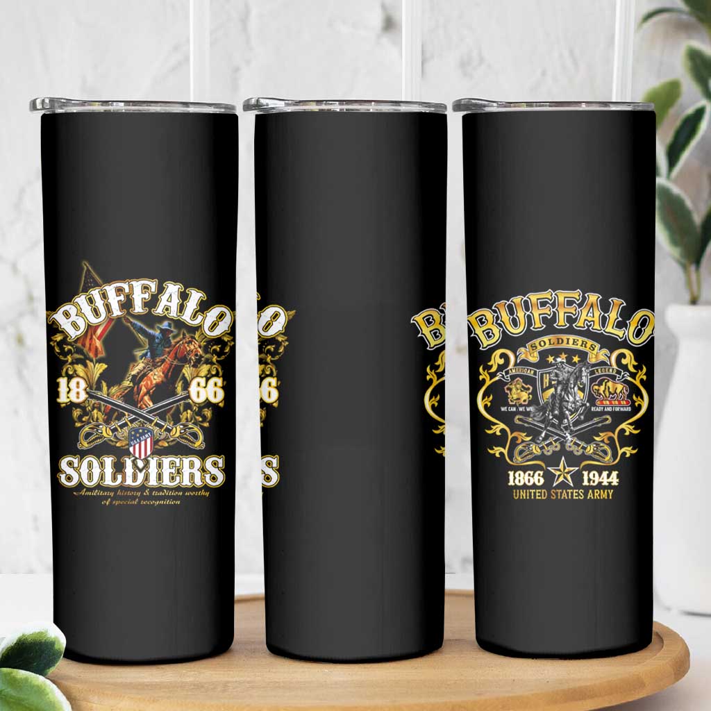 Buffalo Soldiers 1866-1944 Skinny Tumbler American Legend