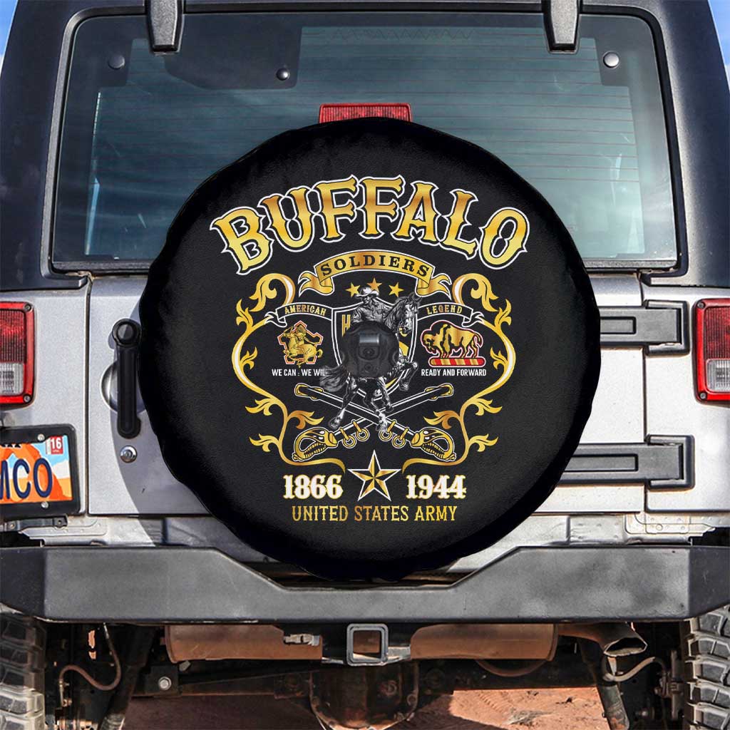 Buffalo Soldiers 1866-1944 Spare Tire Cover American Legend