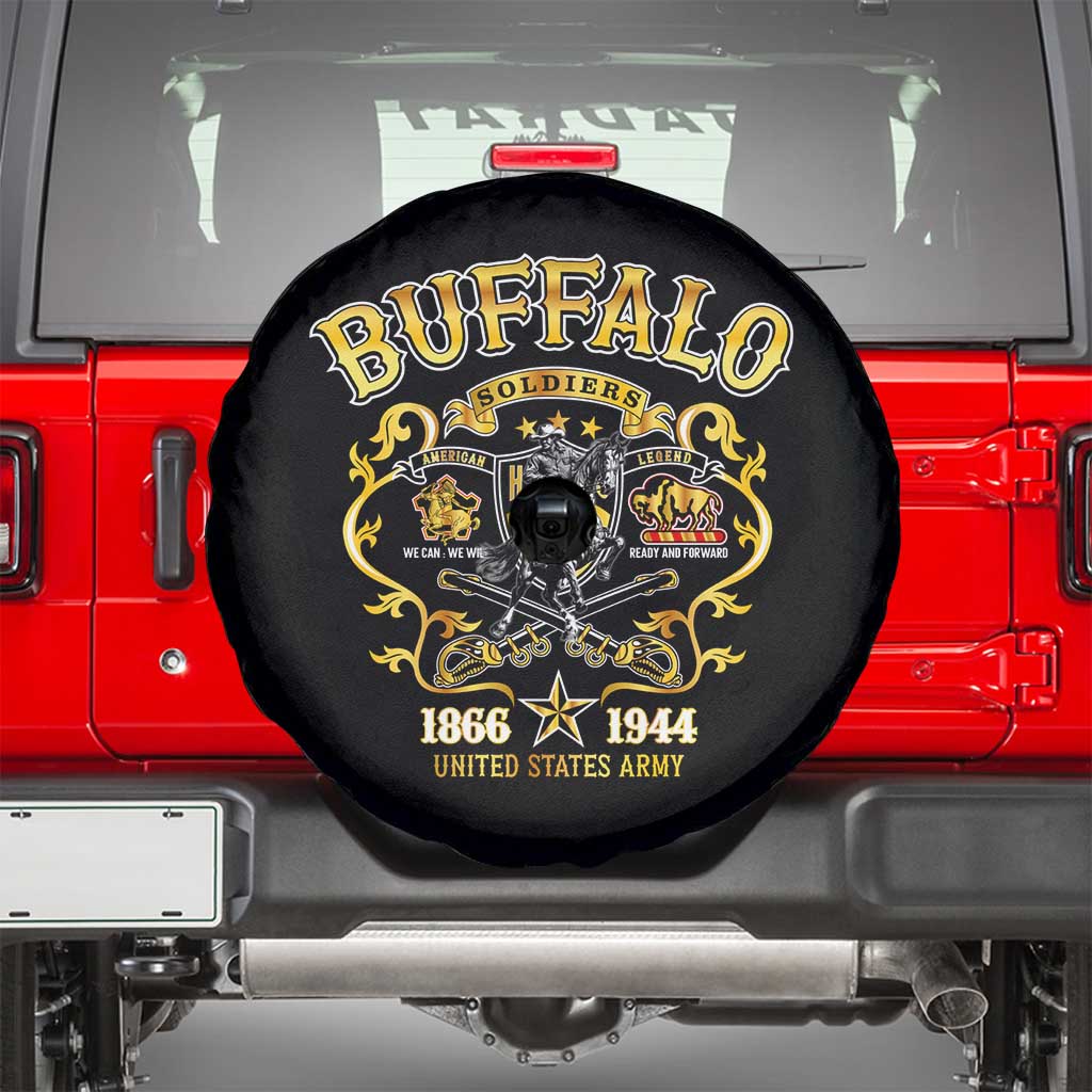Buffalo Soldiers 1866-1944 Spare Tire Cover American Legend