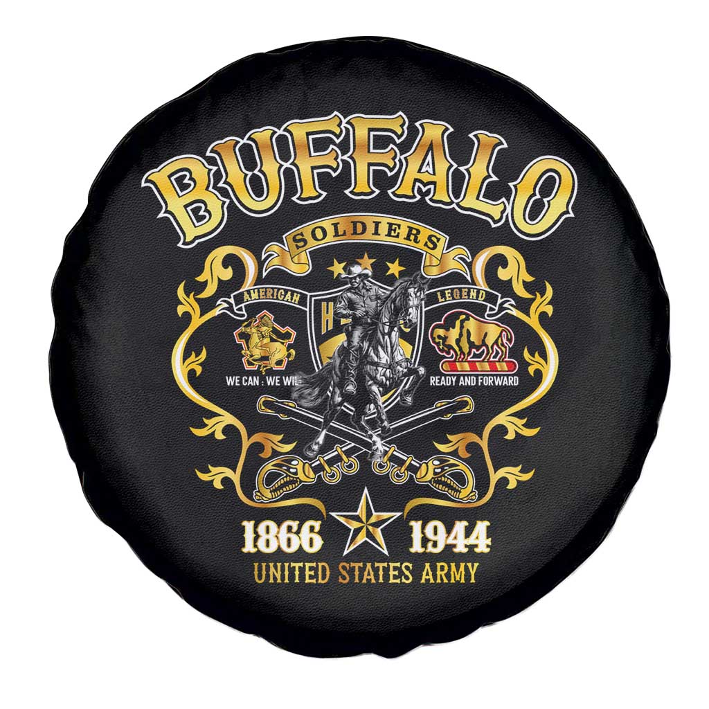 Buffalo Soldiers 1866-1944 Spare Tire Cover American Legend