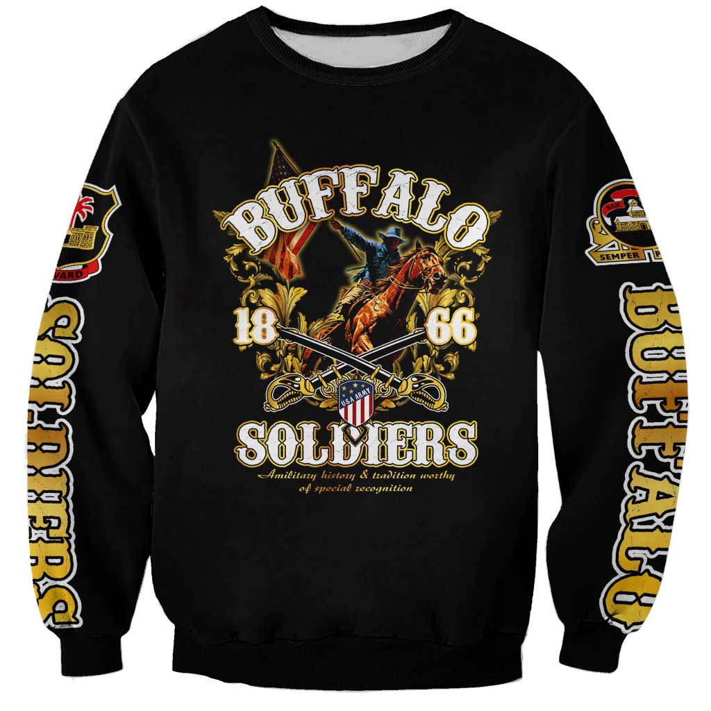 Buffalo Soldiers 1866-1944 Sweatshirt American Legend