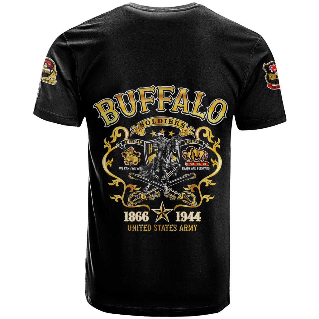 Buffalo Soldiers 1866-1944 T Shirt American Legend