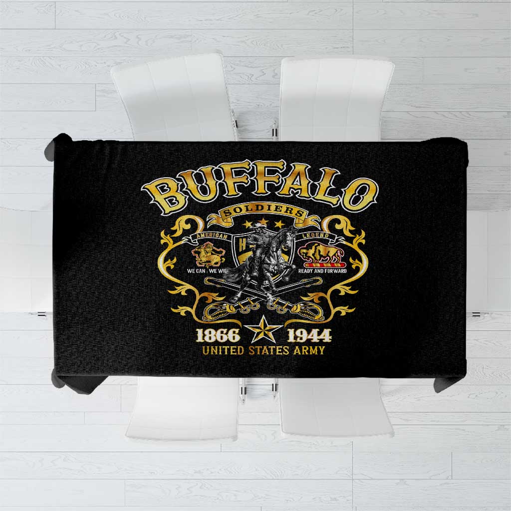 Buffalo Soldiers 1866-1944 Tablecloth American Legend