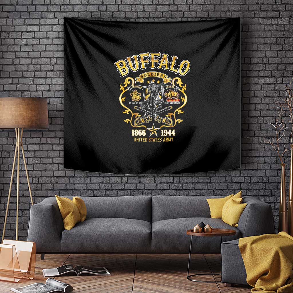 Buffalo Soldiers 1866-1944 Tapestry American Legend
