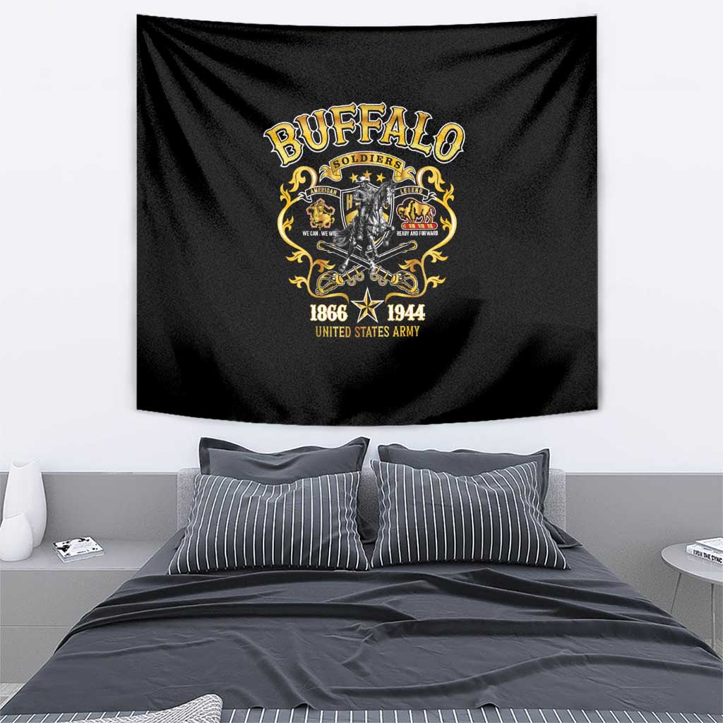 Buffalo Soldiers 1866-1944 Tapestry American Legend