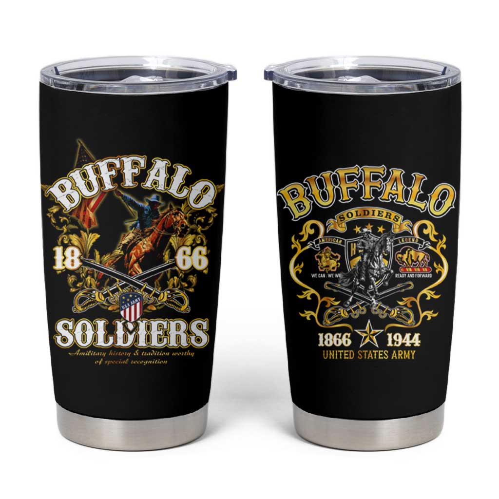 Buffalo Soldiers 1866-1944 Tumbler Cup American Legend