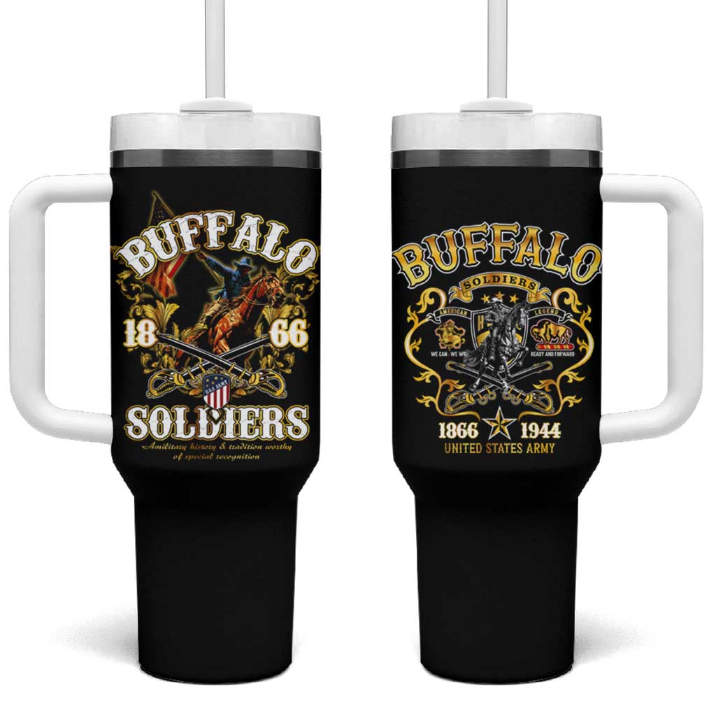 Buffalo Soldiers 1866-1944 Tumbler With Handle American Legend