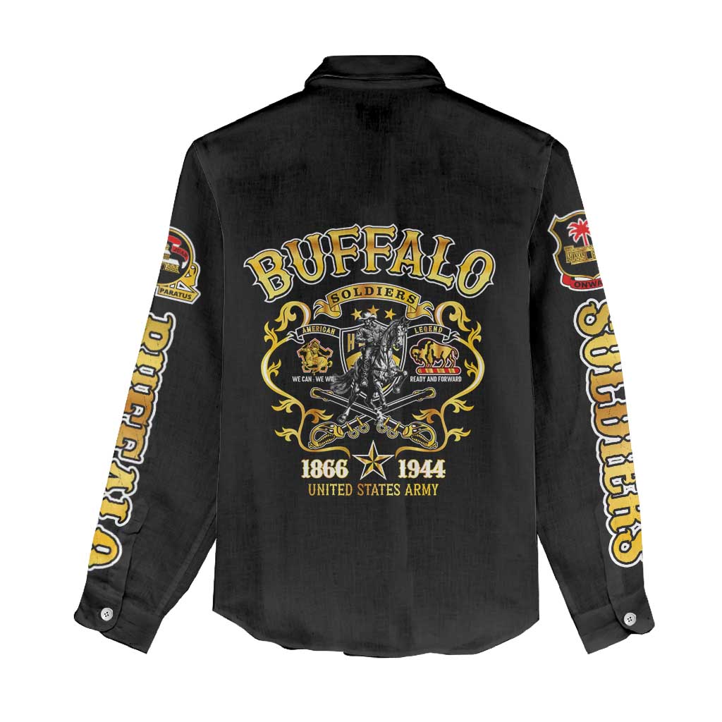 Buffalo Soldiers 1866-1944 Women Casual Shirt American Legend