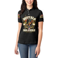 Buffalo Soldiers 1866-1944 Women Polo Shirt American Legend